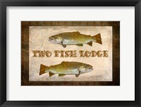 Framed Tow Fish Lodge II