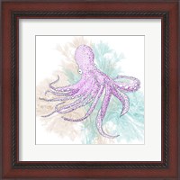 Framed 'Octopus Purple' border=