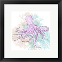 Framed 'Octopus Purple' border=