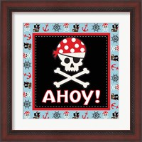 Framed 'Ahoy Pirate Boy III' border=