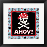 Framed 'Ahoy Pirate Boy III' border=