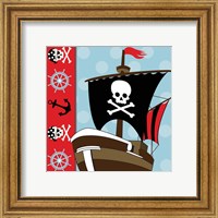 Framed 'Ahoy Pirate Boy V' border=
