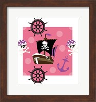 Framed Ahoy Pirate Girl I
