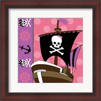 Framed 'Ahoy Pirate Girl V' border=