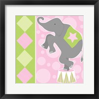 Framed 'Baby Big Top IX Pink' border=