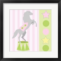 Framed 'Baby Big Top XI Pink' border=