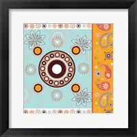 Boho Chic Rust XII Framed Print