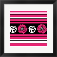 Bold Pink Flower II Framed Print