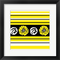 Framed Bold Yellow Flower II