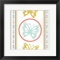 Butterflies and Blooms Tranquil IX Framed Print