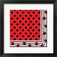 Framed Ladybug III