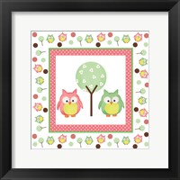 Hoot Pink XII Framed Print