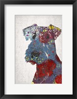 Abstract Dog II Framed Print