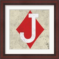 Framed 'Jack of Diamond Antique' border=