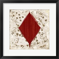 Diamonds Framed Print