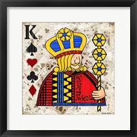 King of Spades Framed Print