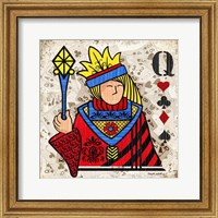 Framed Queen of Hearts