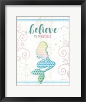 Framed Believe Mermaid