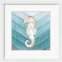 Framed 'Coastal Seahorse' border=