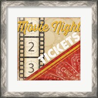 Framed 'Movie Night' border=