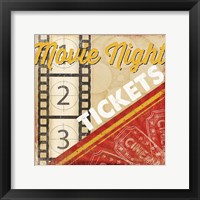 Framed 'Movie Night' border=