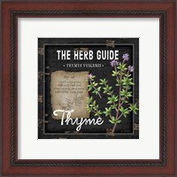 Framed 'Herb Guide Thyme' border=