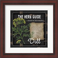 Framed 'Herb Guide Dill' border=