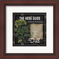 Framed 'Herb Guide Dill' border=