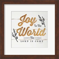 Framed 'Joy to the World' border=