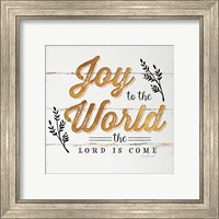 Framed 'Joy to the World' border=