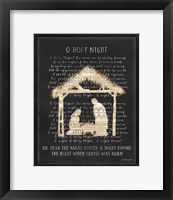 Framed O Holy Night I