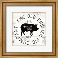 Framed 'Old Pig Company' border=