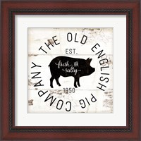 Framed 'Old Pig Company' border=