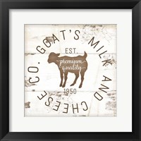 Goat's Milk and Cheese Co. II Framed Print