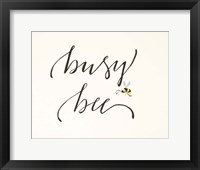 Framed Busy Bee