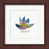 Framed 'Asana Lotus' border=