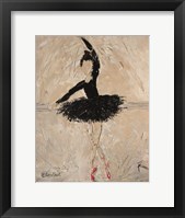 Framed Ballerina with Scarlet Pointe Shoes