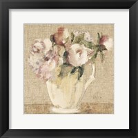 Cottage Bouquet III no Border Framed Print