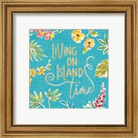 Framed 'Tropical Oasis VI' border=