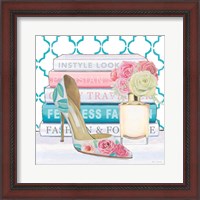 Framed 'Fearless Fashion II' border=