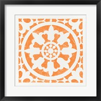 Hacienda Tile II Framed Print