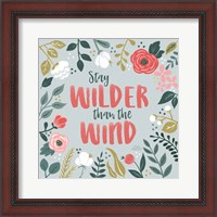 Framed 'Wildflower Daydreams I' border=