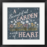 Blooming Garden IV Framed Print