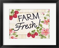 Framed Life on the Farm Sign I