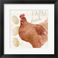 Framed Life on the Farm Chicken II