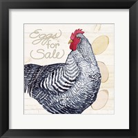 Framed Life on the Farm Chicken I