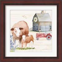 Framed 'Life on the Farm I' border=