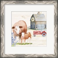 Framed 'Life on the Farm I' border=