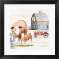 Life on the Farm I Framed Print