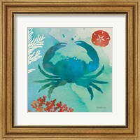 Framed 'Under the Sea III' border=